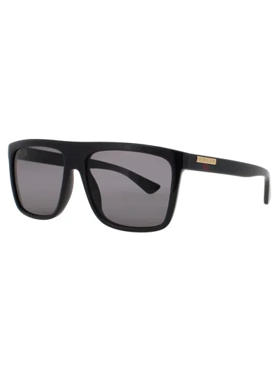 Gucci Rectangular Men's Sunglasses With Premium Craftsmanship In Purple
