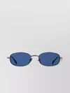 Gucci Rectangular Metal Frame Sunglasses In Blue