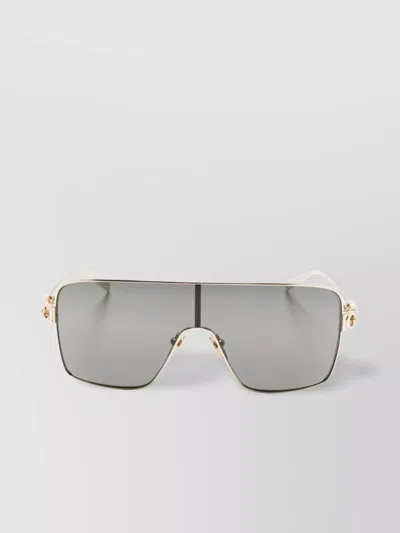 GUCCI RECTANGULAR METAL FRAME SUNGLASSES