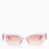 Gucci Low Bridge Rectangular Sunglasses