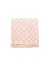 Gucci Rectangular Scarf In Pink