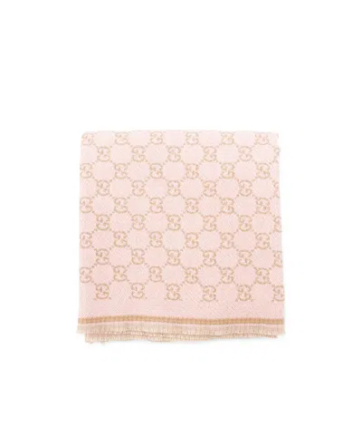 Gucci Rectangular Scarf In Brown