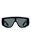 Gucci Women Rectangular Shape Sunglasses In Black