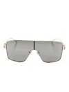 Gucci Women Rectangular Shape Sunglasses In Gray