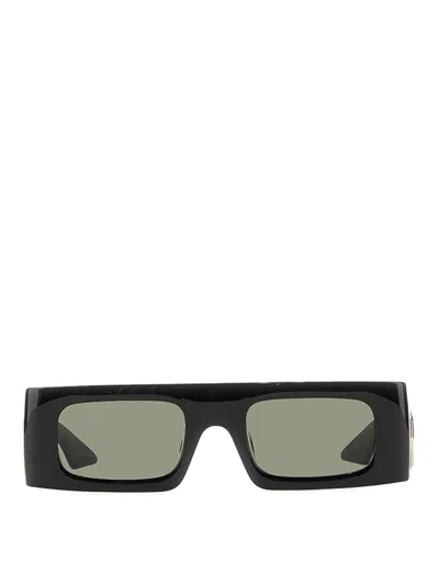 Gucci Rectangular Sunglass In Black