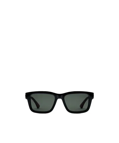 Gucci Rectangular Sunglasses In Black