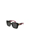 Gucci Rectangular Sunglasses In Black
