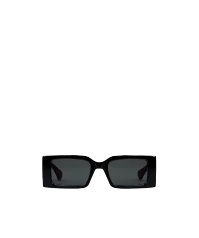 Gucci Rectangular Sunglasses In Black