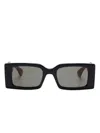 Gucci Square-frame Sunglasses In Black