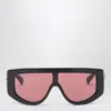Gucci Rectangular Sunglasses In Pink