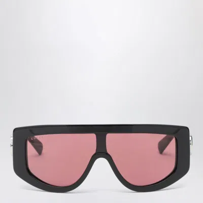 Gucci Rectangular Sunglasses In Pink