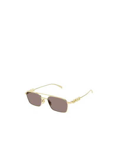 Gucci Rectangular Sunglasses In Gray