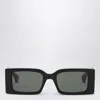 Gucci Rectangular Sunglasses In Glossy Black Women In Black