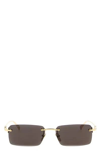 Gucci Rectangular Sunglasses In Multi