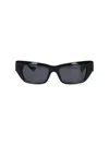 Gucci Rectangular Sunglasses In Nero