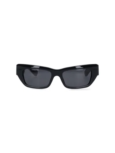 Gucci Rectangular Sunglasses In Nero