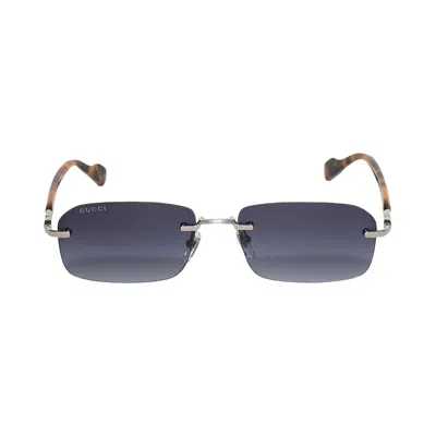 Pre-owned Gucci Rectangular Sunglasses 'silver' | Men's Size Onesize