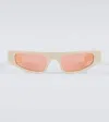 Gucci Rectangular Sunglasses In White