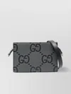 Gucci Rectangular Textured Crossbody Bag With Adjustable Strap