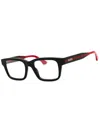 Gucci Demo Rectangular Unisex Eyeglasses Gg1865o 003 50 In Burgundy