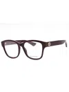 Gucci Rectangular Women's Eyeglasses In Red