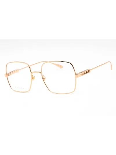Gucci Rectangular Women's Eyeglasses - Gg1434o Style In Neutral