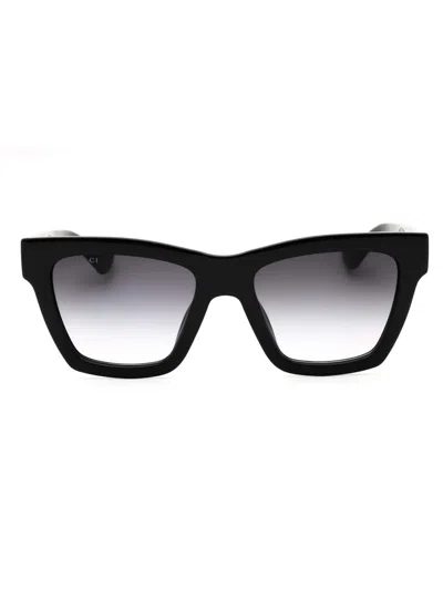 Gucci Rectangular Women's Sunglasses - Gg1714s Style In Black