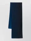 Gucci Rectangular Wool-silk Blend Scarf With Ombre Effect In Blue