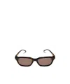 Gucci Rectangular-frame Sunglasses In Brown