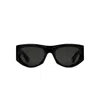 Gucci Rectangular-frame Sunglasses In Black