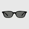 Gucci Rectangular-frame Sunglasses In Black