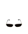 Gucci Rectangular-frame Sunglasses In Black