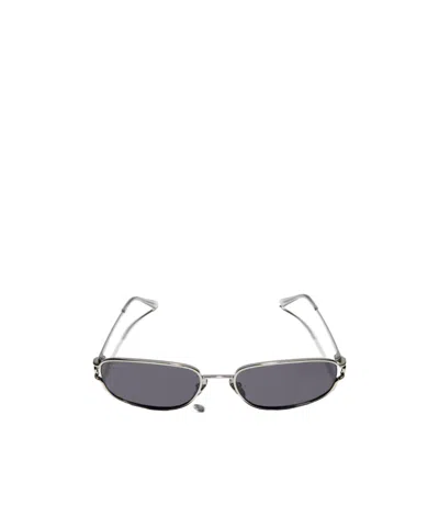 Gucci Rectangular-frame Sunglasses In Gray