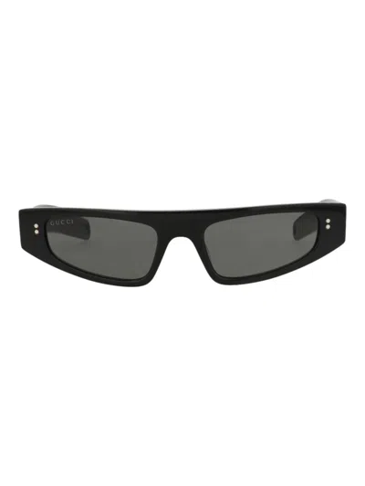 Gucci Recycled Acetate Cat Eye Sunglasses In Black