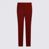 Gucci Red Ancora Wool Pants In Red