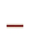Gucci Red And White Elastic  Stripe Headband In Yellow