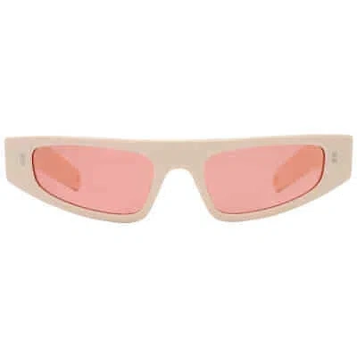 Pre-owned Gucci Red Browline Ladies Sunglasses Gg1634s 005 51 Gg1634s 005 51