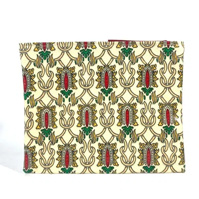 Pre-owned Gucci Red Color Coated Canvas Clutch Bag Pouch ()
