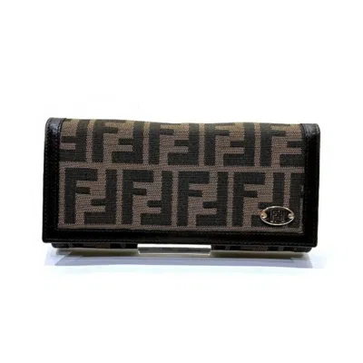 Pre-owned Gucci Red Color Wine Leather Long Wallet (bi-fold) ()