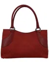 Gucci Red Cotton Tote (authentic Pre-loved) In Red