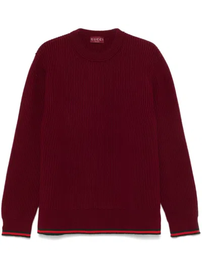 GUCCI RED CREWNECK SWEATER