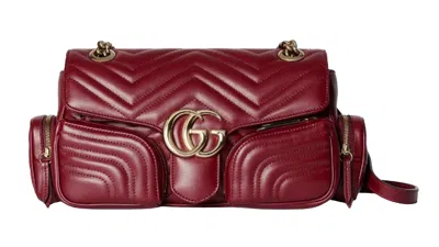 GUCCI GUCCI RED LEATHER BAGS