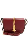 Gucci Red Leather Sylvie 1969 Mini Shoulder Bag (authentic Pre-loved) In Red