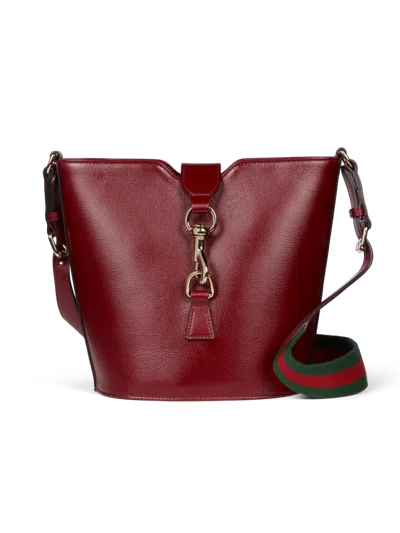 Gucci Red Mini Bucket Shoulder Bag