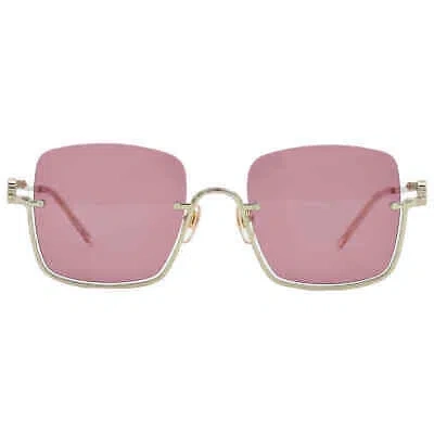 Pre-owned Gucci Red Square Ladies Sunglasses Gg1279s 003 54 Gg1279s 003 54