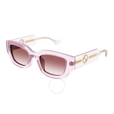 Gucci Red Square Ladies Sunglasses Gg1558sk 003 51 In Purple