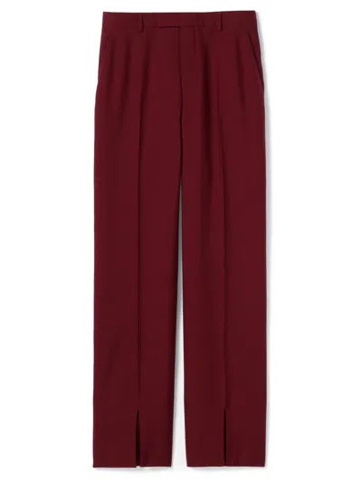 Gucci Red Tailored Trousers
