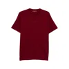 Gucci Logo-embroidered Crew-neck T-shirt In Brown