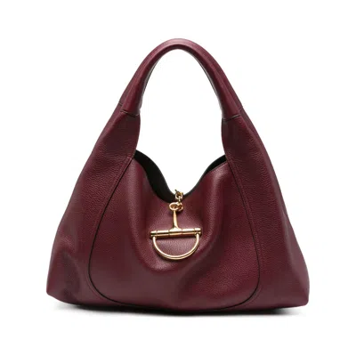 Gucci Red Tote Bags Women In Burgundy