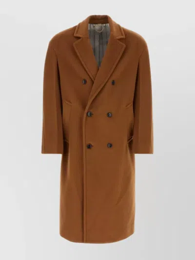 GUCCI REFINED MID-LENGTH DOUBLE-BREASTED COAT